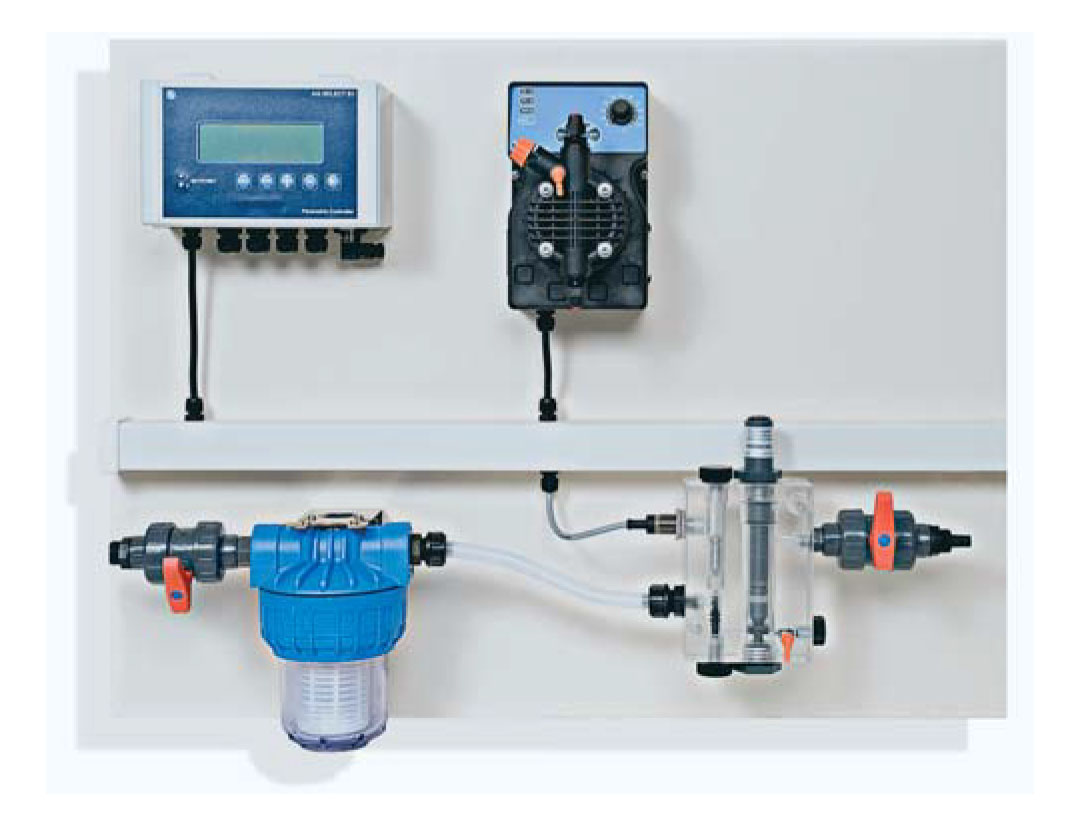 Система вимірювання вільного хлору та дозуванням хлору у воду CHLORO SYSTEM