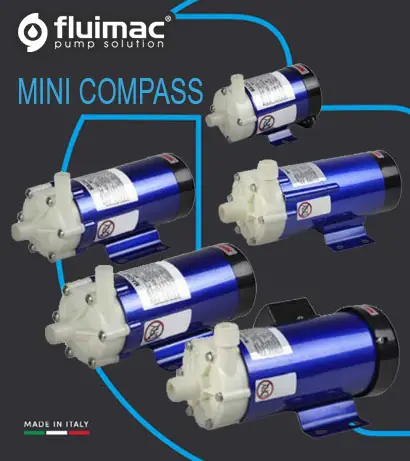 Малогабаритний хімічний насос із магнітною муфтою MINI COMPASS (Італія)